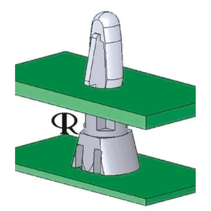Essentra Nylon PCB Support Pillar with 12.7 mm Height, 24.2 mm Overall Height, 4 mm PCB Hole Diameter, 10 mm CRLCBSR-8-01