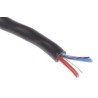 RS PRO 2 Core Power Cable Black 2.5mm² 600V 65°C 100m Cross Linked Polyethylene 535-953
