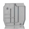 Entrelec End Cover Accessory for DIN Rail Terminal Blocks FEMR8 