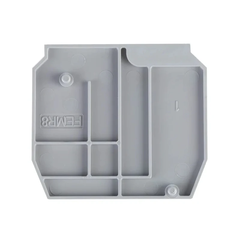 Entrelec End Cover Accessory for DIN Rail Terminal Blocks FEMR8 