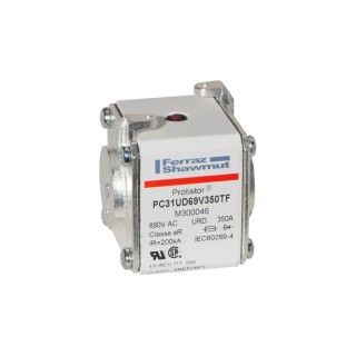 Mersen 350A Size 31 FF Square Body Fuse 700V M300046 / PC31UD69V350TF