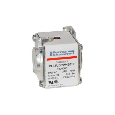Mersen 450A Size 31 FF Square Body Fuse 700V S300005 / PC31UD69V450TF