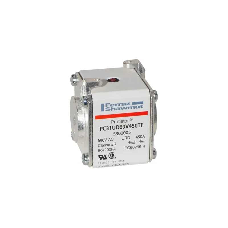 Mersen 450A Size 31 FF Square Body Fuse 700V S300005 / PC31UD69V450TF