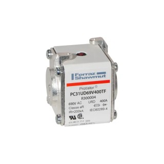 Mersen 400A Size 31 FF Square Body Fuse 700V R300004 / PC31UD69V400TF