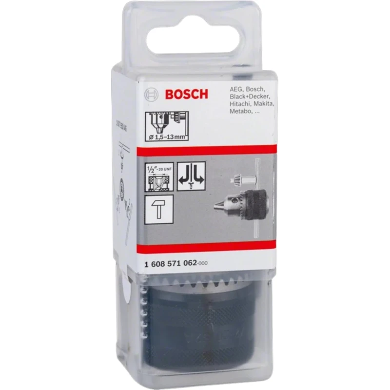 Bosch Drill Accessory Keyed Drill Chuck 1.5 to 13mm Range 1608571062
