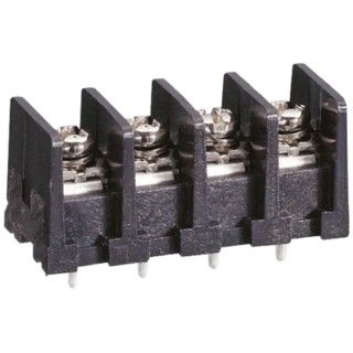 Sato Parts Barrier Strip, 4 Contact, 7.62 mm Pitch, 1 Row, 250V, 10A ML-40-S1BYF-4P