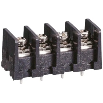 Sato Parts Barrier Strip, 4 Contact, 7.62 mm Pitch, 1 Row, 250V, 10A ML-40-S1BYF-4P