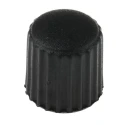 RS PRO Black Thermoplastic Knurled Clamping Knob M4 Threaded Hole 15 mm Diameter 631-9085