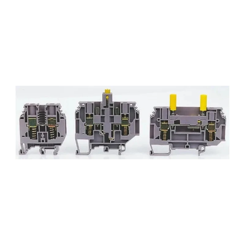 Entrelec SNA Series DIN Rail Terminal Block Grey, 6mm² Cable CSA, 1-Level, Screw Termination, 800V AC, 41A 1SNA115685R1200