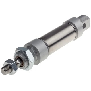 RS PRO Pneumatic Piston Rod Cylinder 25mm Bore, 25mm Stroke, ISO 6432 Series, Single Acting, Stainless Steel Body 304-3347