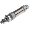 RS PRO Pneumatic Piston Rod Cylinder 25mm Bore, 25mm Stroke, ISO 6432 Series, Single Acting, Stainless Steel Body 304-3347