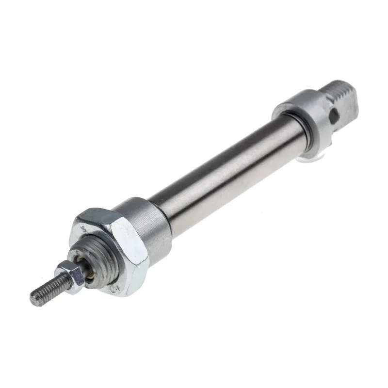RS PRO Pneumatic Piston Rod Cylinder - 10mm Bore, 25mm Stroke, ISO 6432 Series, Single Acting, Stainless Steel Body 304-3353