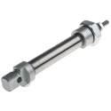 RS PRO Pneumatic Piston Rod Cylinder - 10mm Bore, 25mm Stroke, ISO 6432 Series, Single Acting, Stainless Steel Body 304-3353