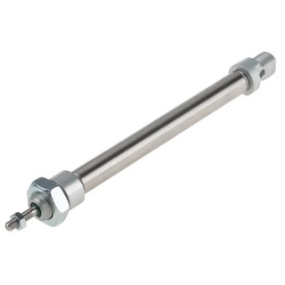 RS PRO Pneumatic Piston Rod Cylinder 10mm Bore, 80mm Stroke, ISO 6432 Series, Double Acting 304-3432