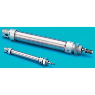 RS PRO Pneumatic Piston Rod Cylinder 16mm Bore 50mm Stroke ISO 6432 Series Single Acting 304-3381