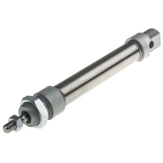 RS PRO Pneumatic Piston Rod Cylinder 20mm Bore, 80mm Stroke, ISO 6432 Series, Double Acting, Stainless Steel Body 304-3561