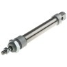 RS PRO Pneumatic Piston Rod Cylinder 20mm Bore, 80mm Stroke, ISO 6432 Series, Double Acting, Stainless Steel Body 304-3561