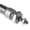RS PRO 20 mm Bore 100 mm Stroke Pneumatic Roundline Cylinder Double Acting Buffer Cushion Mini ISO Series 304-3577