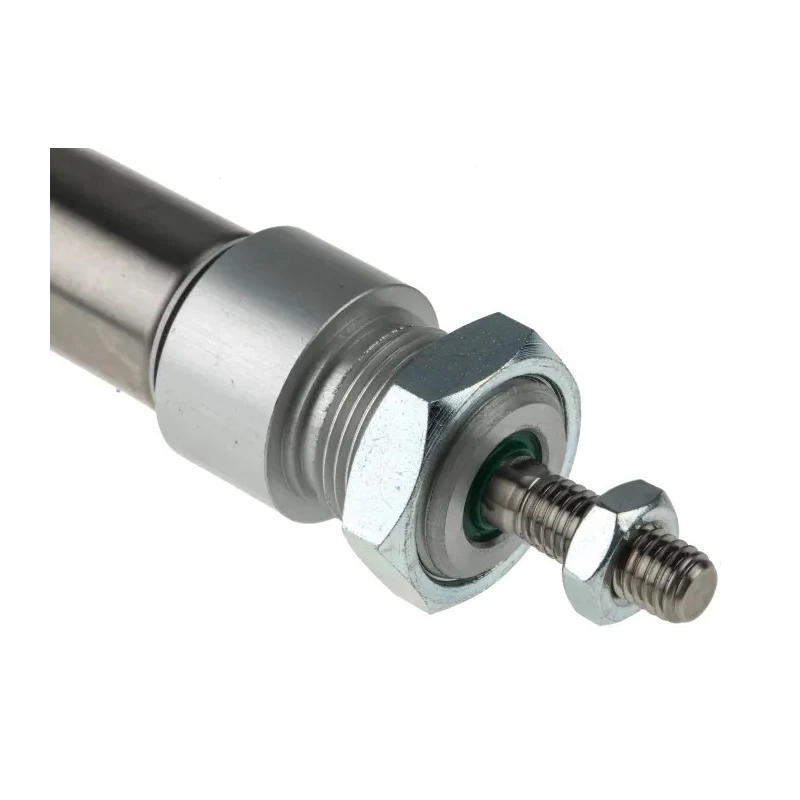 RS PRO 20 mm Bore 100 mm Stroke Pneumatic Roundline Cylinder Double Acting Buffer Cushion Mini ISO Series 304-3577
