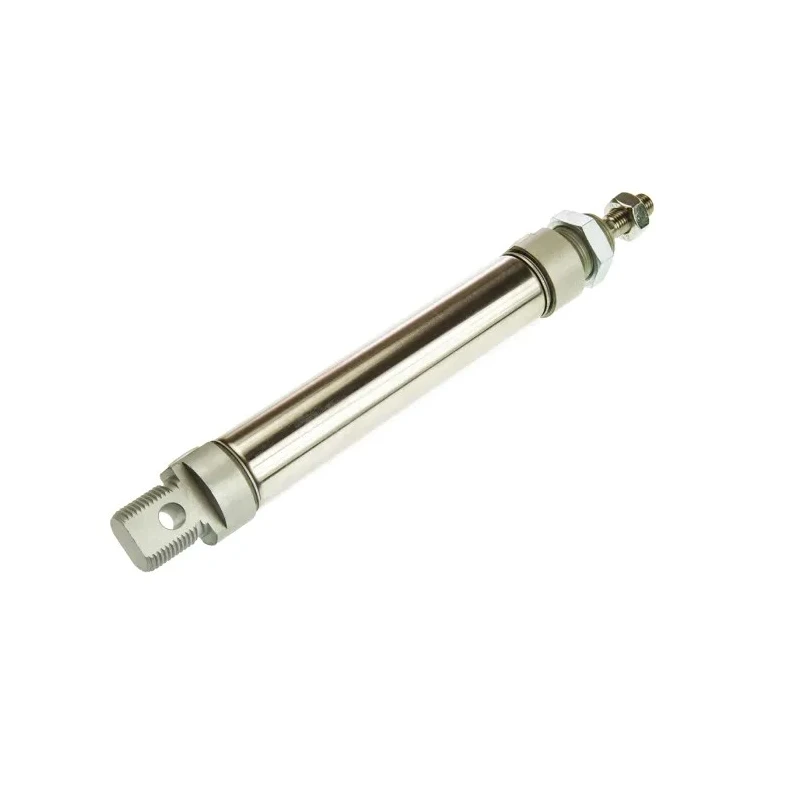 RS PRO Pneumatic Roundline Cylinder Mini ISO Series 25 mm Bore 100 mm Stroke 10 bar Max Pressure Foot Mount Buffer 304-3612