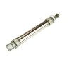 RS PRO Pneumatic Roundline Cylinder Mini ISO Series 25 mm Bore 100 mm Stroke 10 bar Max Pressure Foot Mount Buffer 304-3612