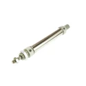 RS PRO Pneumatic Roundline Cylinder Mini ISO Series 25 mm Bore 100 mm Stroke 10 bar Max Pressure Foot Mount Buffer 304-3612