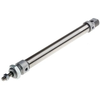 RS PRO Pneumatic Piston Rod Cylinder 20mm Bore 160mm Stroke ISO 6432 Series Double Acting 304-3858