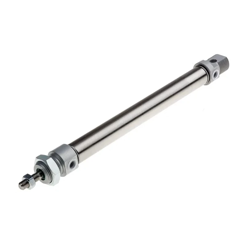 RS PRO Pneumatic Piston Rod Cylinder 20mm Bore 160mm Stroke ISO 6432 Series Double Acting 304-3858