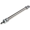 RS PRO Pneumatic Piston Rod Cylinder 20mm Bore 160mm Stroke ISO 6432 Series Double Acting 304-3858