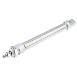 RS PRO Pneumatic Piston Rod Cylinder 20mm Bore 125mm Stroke ISO 6432 Series Double Acting Stainless Steel 304-3864