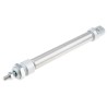 RS PRO Pneumatic Piston Rod Cylinder 20mm Bore 125mm Stroke ISO 6432 Series Double Acting Stainless Steel 304-3864