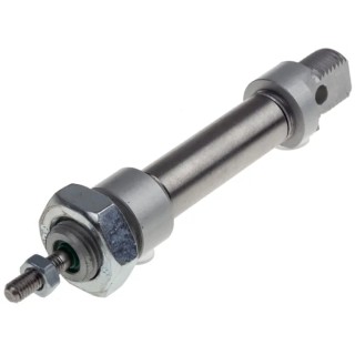 RS PRO Pneumatic Piston Rod Cylinder 10mm Bore, 10mm Stroke, Double Acting, Foot Mount, Stainless Steel Body 304-3397