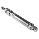 SMC RS PRO Pneumatic Piston Rod Cylinder 25mm Bore 80mm Stroke ISO 6432 Series Double Acting 304-3606