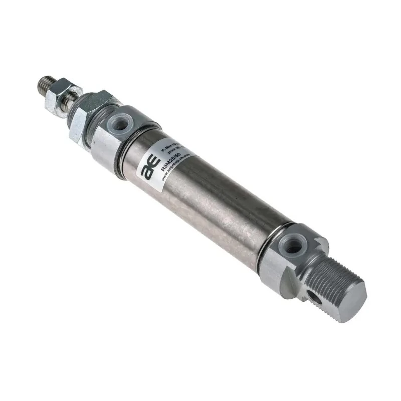 Molex Pneumatic Piston Rod Cylinder 25mm Bore 50mm Stroke ISO 6432 Series Double Acting 304-3870