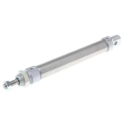 RS PRO Pneumatic Piston Rod Cylinder 25mm Bore 125mm Stroke ISO 6432 Series Double Acting 304-3921