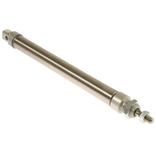 RS PRO Pneumatic Roundline Cylinder 25 mm Bore 200 mm Stroke Double Acting Mini ISO Series 304-3909
