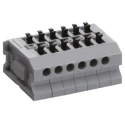 Sato Parts Non-Fused Screwless Terminal Block 10-Way, 10A, 16-26 AWG, 300V ML-1700-C-10P