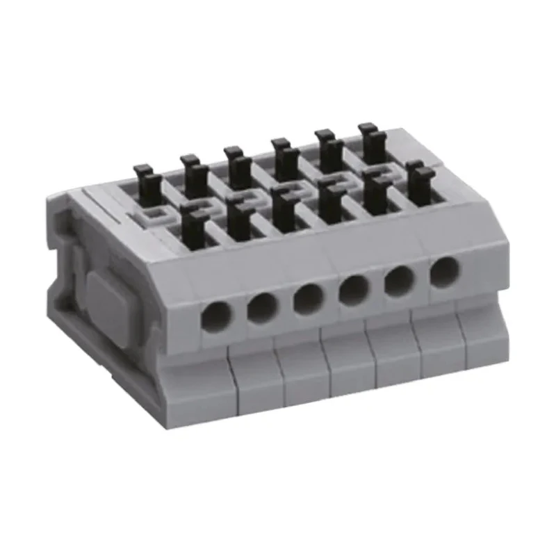 Sato Parts Non-Fused Screwless Terminal Block 10-Way, 10A, 16-26 AWG, 300V ML-1700-C-10P
