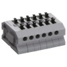 Sato Parts Non-Fused Screwless Terminal Block 10-Way, 10A, 16-26 AWG, 300V ML-1700-C-10P