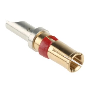 Amphenol Communications Solutions DW Series Female Solder D-Sub Connector Power Contact 12 AWG Gold over Nickel 8638PSS2005LF