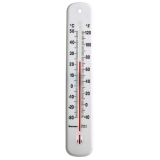 Brannan Wall Mount Glass Thermometer, 50 °C max 14/435/3