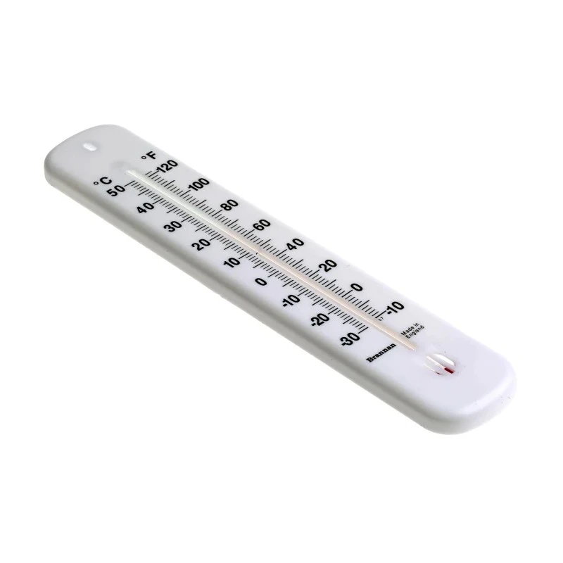 Brannan Wall Mount Glass Thermometer, 50 °C max 14/435/3