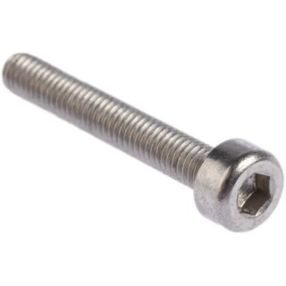 RS PRO Plain Stainless Steel Hex Socket Cap Screw, Hex Socket Drive, M3 Thread, 20 mm Length 304-4429