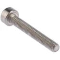 RS PRO Plain Stainless Steel Hex Socket Cap Screw, Hex Socket Drive, M3 Thread, 20 mm Length 304-4429