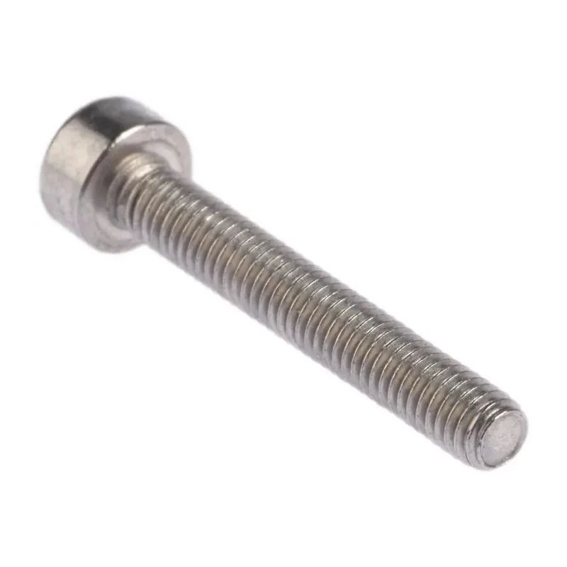 RS PRO Plain Stainless Steel Hex Socket Cap Screw, Hex Socket Drive, M3 Thread, 20 mm Length 304-4429