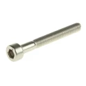RS PRO Plain Stainless Steel Hex Socket Cap Screw, Hex Socket Drive, M3 x 25 mm 304-4435