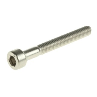 RS PRO Plain Stainless Steel Hex Socket Cap Screw, Hex Socket Drive, M3 x 25 mm 304-4435