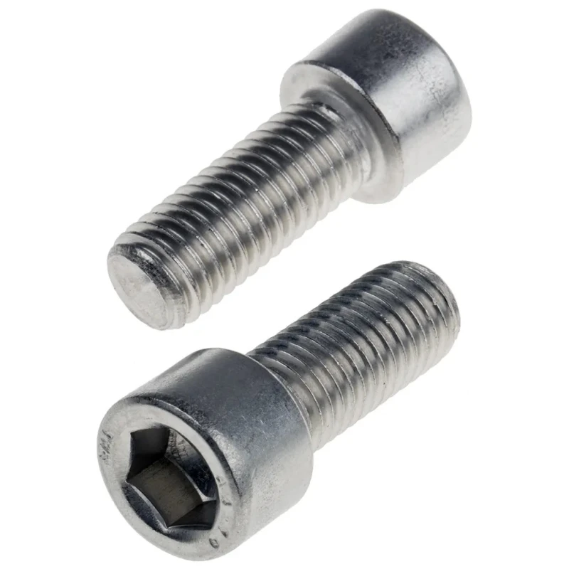 RS PRO Plain Stainless Steel Hex Socket Cap Screw, Hex Socket Drive, M12 x 30 mm 304-4463