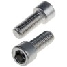 RS PRO Plain Stainless Steel Hex Socket Cap Screw, Hex Socket Drive, M12 x 30 mm 304-4463