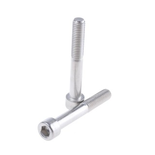 RS PRO Plain Stainless Steel Hex Socket Cap Screw, Hex Socket, M10 x 70 mm 304-4485